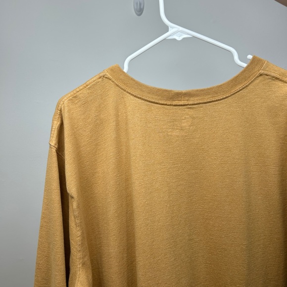 Carhartt Men’s Short Sleeve Crewneck Tee Shirt Work Top Yellow Size 2XL Tall - Picture 5 of 11